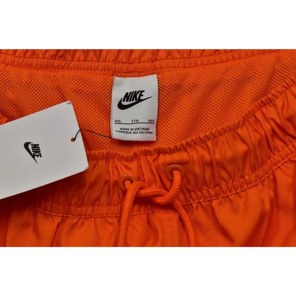 NEW Nike Running Shorts XXL Orange Standard Fit Above Knee Length Basketball - Picture 5 of 8